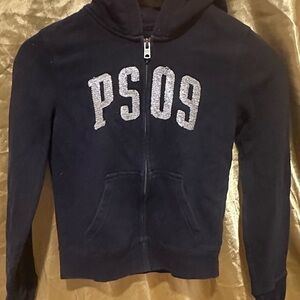 Aeropostale Black Hoodie with Heart Logo